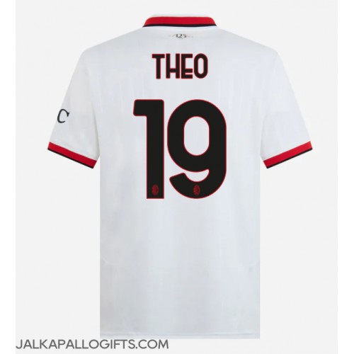 AC Milan Theo Hernandez #19 Vieraspaita 2024-25 Lyhythihainen